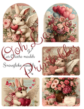 Load image into Gallery viewer, Petits Lapins Roses- Ooh La La Printables