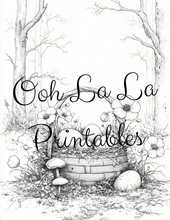 Load image into Gallery viewer, Springtime- Ooh La La Printables Sophisticated Coloring Pages