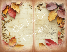 Load image into Gallery viewer, Gentle Autumn Fairies Journal Bundle- Ooh La La Printables