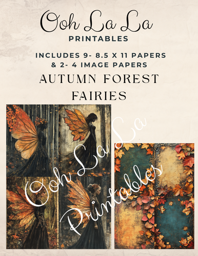 Autumn Forest Fairies- Ooh La La Printables