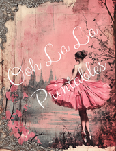 Load image into Gallery viewer, Ballerina Romance- Ooh La La Printables