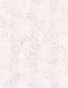 Snowy Christmas Cottages- Ooh La La Printables