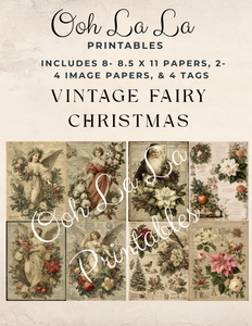 Vintage Fairy Christmas- Ooh La La Printables