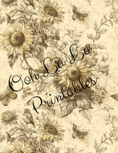 Load image into Gallery viewer, Autumn Toile- Ooh La La Printables