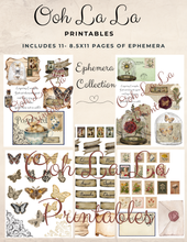 Load image into Gallery viewer, Ephemera Collection- Ooh La La Printables