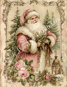 Pink Victorian Christmas- Ooh La La Printables