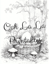 Load image into Gallery viewer, Springtime- Ooh La La Printables Sophisticated Coloring Pages