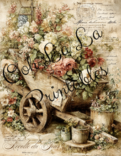 Load image into Gallery viewer, Vintage Herb Garden- Ooh La La Printables
