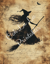 Load image into Gallery viewer, Bewitching Witches &amp; Backgrounds- Ooh La La Printables