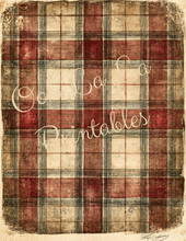 Load image into Gallery viewer, Vintage Plaids- Ooh La La Printables
