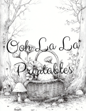 Load image into Gallery viewer, Springtime- Ooh La La Printables Sophisticated Coloring Pages