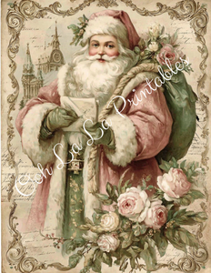 Pink Victorian Christmas- Ooh La La Printables