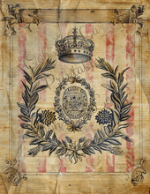 Load image into Gallery viewer, Red French Stripes- Ooh La La Printables