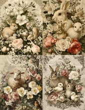 Load image into Gallery viewer, Vintage Le Lapin- Ooh La La Printables