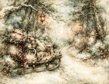 Load image into Gallery viewer, Winter Bleu Belsnickle Storybook Scenes- Ooh La La Printables