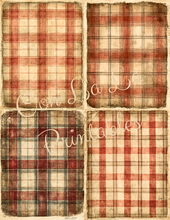 Load image into Gallery viewer, Vintage Plaids- Ooh La La Printables