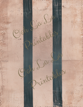 Load image into Gallery viewer, Red French Stripes- Ooh La La Printables
