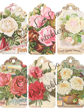 Load image into Gallery viewer, Vintage Floral No-Sew Journal Techniques Class w/Printables- Ooh La La Printables