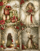 Load image into Gallery viewer, Angels of Noël- Ooh La La Printables