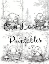 Load image into Gallery viewer, Springtime- Ooh La La Printables Sophisticated Coloring Pages