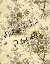 Load image into Gallery viewer, Autumn Toile- Ooh La La Printables