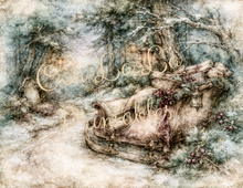 Load image into Gallery viewer, Winter Bleu Belsnickle Storybook Scenes- Ooh La La Printables
