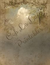 Load image into Gallery viewer, Backgrounds &amp; Book Prints- Ooh La La Printables
