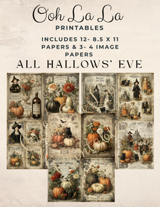 All Hallows' Eve- Ooh La La Printables