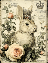 Load image into Gallery viewer, Vintage Le Lapin- Ooh La La Printables