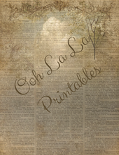 Load image into Gallery viewer, Backgrounds &amp; Book Prints- Ooh La La Printables
