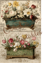 Load image into Gallery viewer, Spring Flower Boxes- Ooh La La Printables