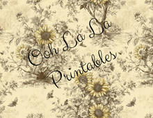 Load image into Gallery viewer, Autumn Toile- Ooh La La Printables
