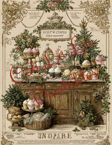 Christmas Patisserie- Ooh La La Printables