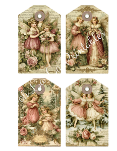 Pink Victorian Christmas- Ooh La La Printables