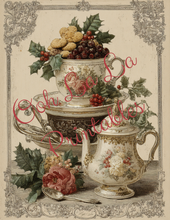 Load image into Gallery viewer, Elegant Vintage Holidays- Ooh La La Printables