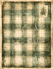 Load image into Gallery viewer, Vintage Plaids- Ooh La La Printables