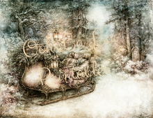 Load image into Gallery viewer, Winter Bleu Belsnickle Storybook Scenes- Ooh La La Printables