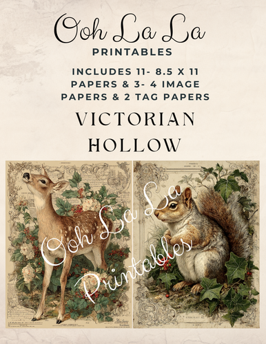 Victorian Hollow- Ooh La La Printables