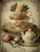 Load image into Gallery viewer, Elegant Vintage Holidays- Ooh La La Printables