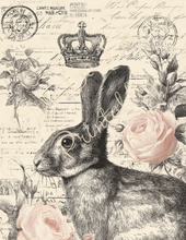 Load image into Gallery viewer, Vintage Le Lapin- Ooh La La Printables