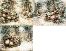 Load image into Gallery viewer, Winter Bleu Belsnickle Storybook Scenes- Ooh La La Printables