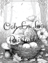 Load image into Gallery viewer, Springtime- Ooh La La Printables Sophisticated Coloring Pages