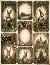 Load image into Gallery viewer, Christmas with the Bunnymores- Ooh La La Printables