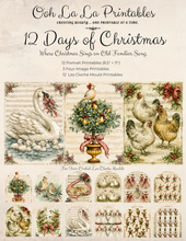 Load image into Gallery viewer, 12 Days Of Christmas- Ooh La La Printables