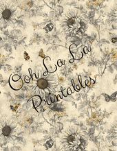 Load image into Gallery viewer, Autumn Toile- Ooh La La Printables