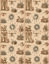 Load image into Gallery viewer, Winter Holiday Toile- Ooh La La Printables