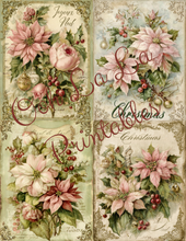 Load image into Gallery viewer, Vintage Pink Noel- Ooh La La Printables