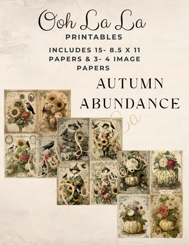 Autumn Abundance- Ooh La La Printables
