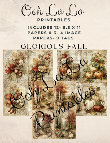 Glorious Fall- Ooh La La Printables