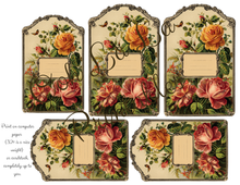 Load image into Gallery viewer, Vintage Floral No-Sew Journal Techniques Class w/Printables- Ooh La La Printables